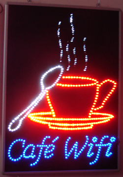 Biển led Cafe wifi